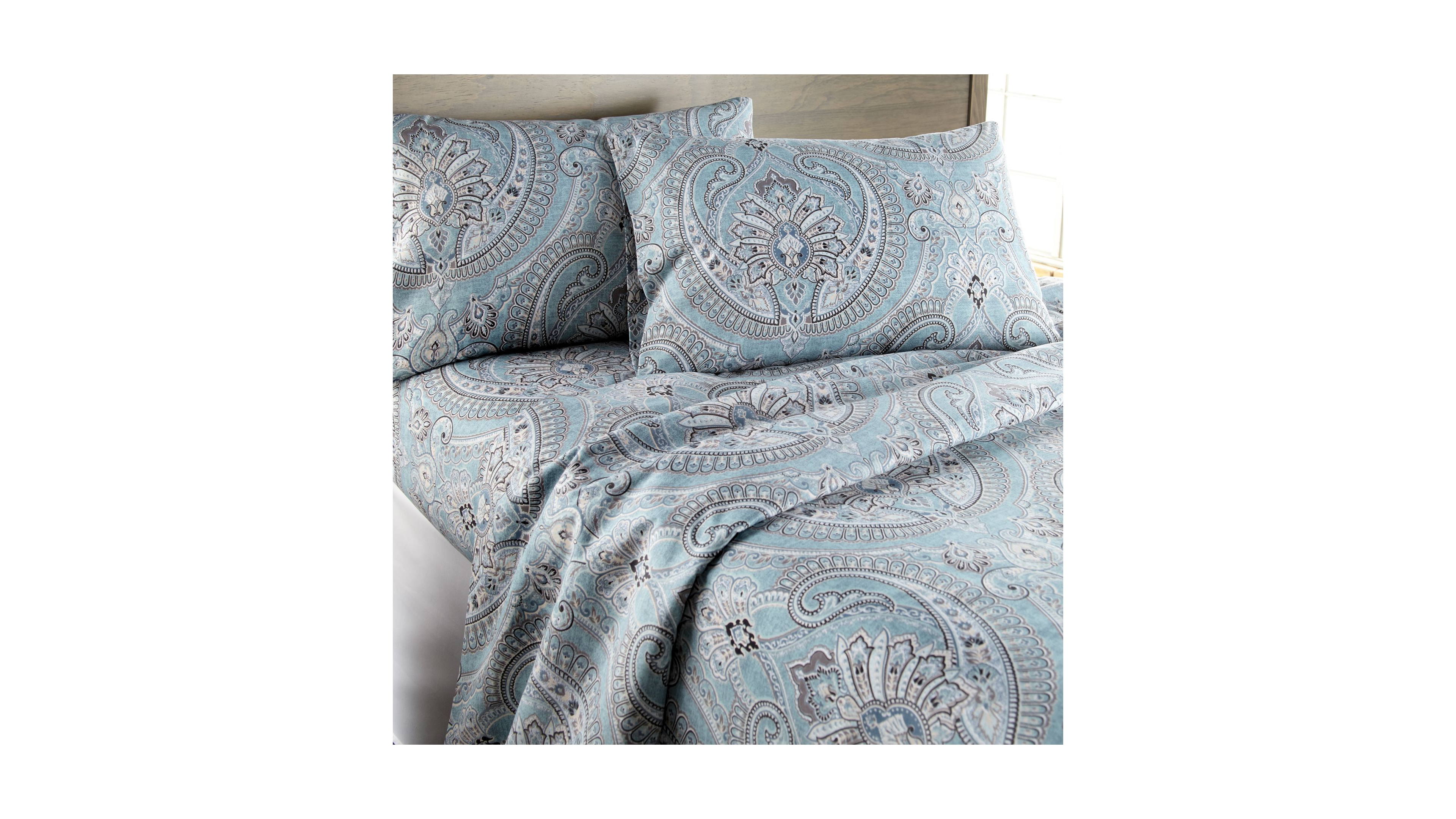 Southshore Fine Linens Classic Paisley Ultra-Soft 4-Pc. Sheet Set, King