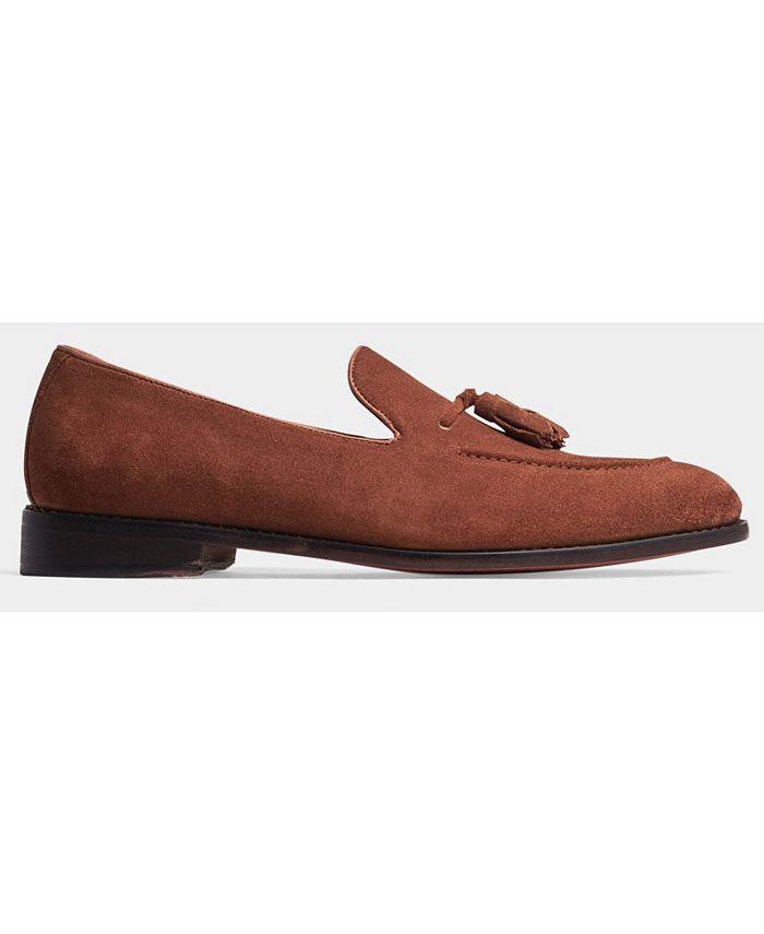 Anthony Veer Men's Sherman Penny Loafer Slip on Goodyear Dress Shoes Brown Size 11.5M