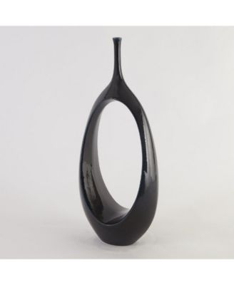 Open Oval Ring Vase Small