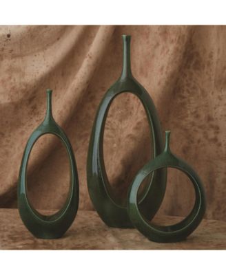 Open Oval Ring Vase Medium