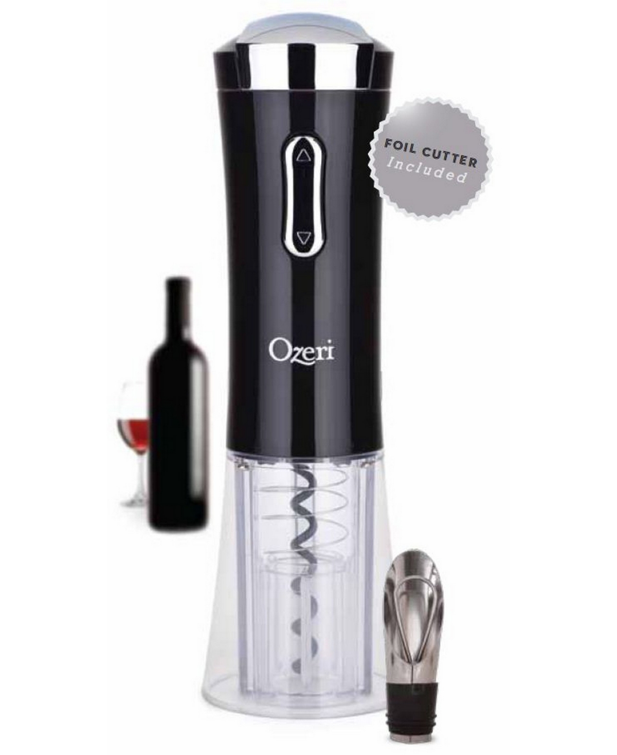 UPC 815817010001 product image for Nouveaux Ii Electric Wine Opener with Foil Cutter, Wine Pourer and Stopper | upcitemdb.com