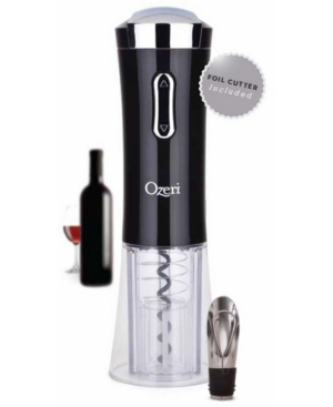 Nouveaux Ii Electric Wine Opener with Foil Cutter, Wine Pourer and Stopper