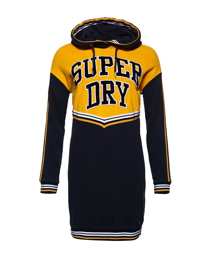 Superdry College Hooded Sweat Dress - Macy's