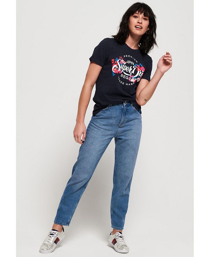 Maglietta Donna Superdry - Stampa Floreale, Taglio Casual, Cotone Morbido - 2