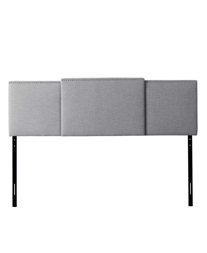 CorLiving Fairfield 3-in-1 Expandable Panel Fabric Headboard, Double ...