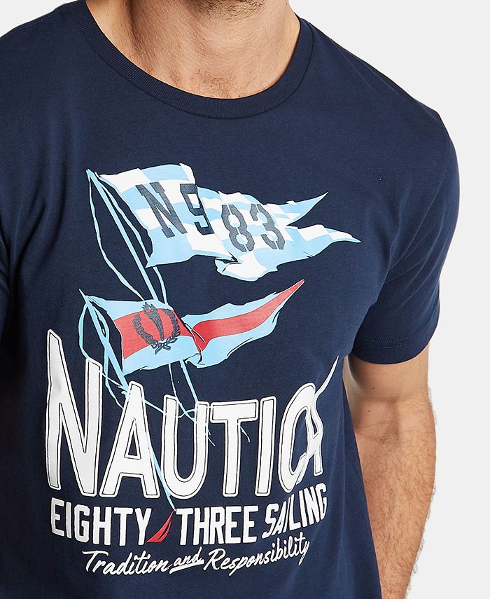 Nautica Men's Logo Graphic T-Shirt & Reviews - T-Shirts - Men - Macy's