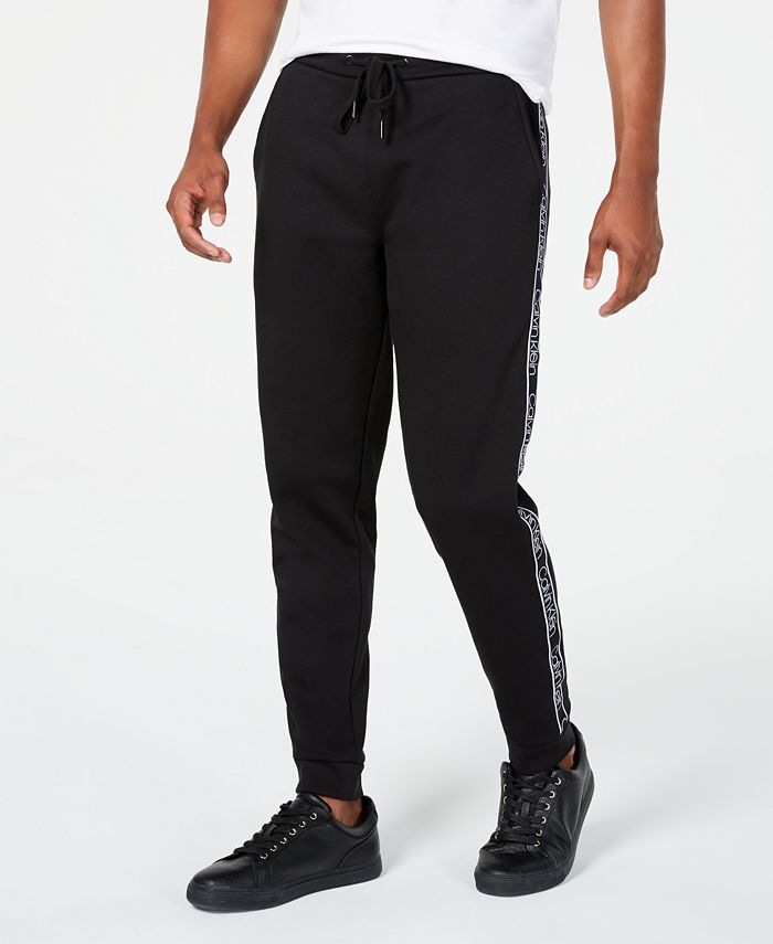 Calvin Klein Men's Side-Striped Joggers & Reviews - Pants - Men - Macy's