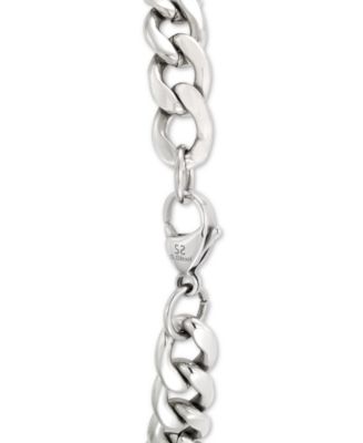 Curb Chain Bracelet in Stainless Steel