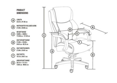 Delano Big and Tall Executive Office Chair