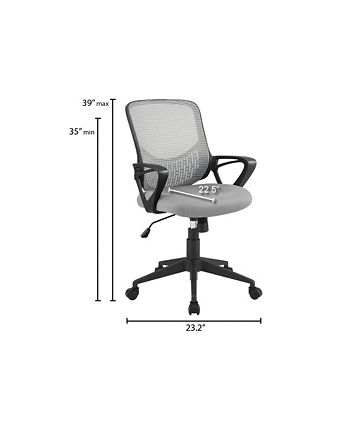 Serta Essential Burlington Mesh Office Chair Quick Ship Macy s