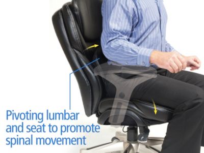 Wellness Executive Leather Office Chair