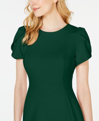 calvin klein tulip sleeve dress