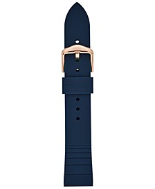 Unisex Sport Navy Silicone Smart Watch Strap