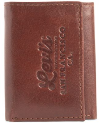 Levi's - Men's Tri-Fold RFID Zip-Pocket Wallet