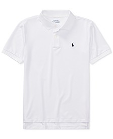 Big Boys Moisture-wicking Tech Jersey Polo Shirt 