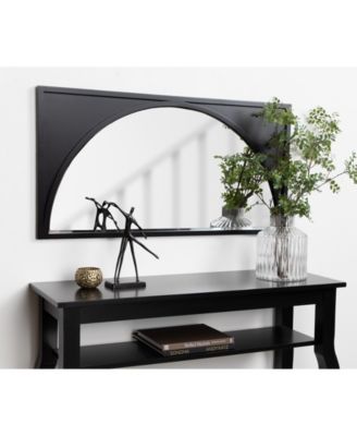 andover Wooden Wall Panel Arch Mirror