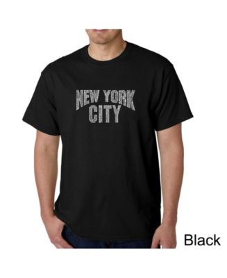 LA Pop Art Mens Word Art T-Shirt - New York City Neighborhoods - Macy's