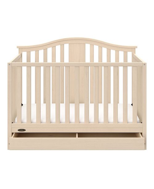Storkcraft Graco Solano 4 In 1 Convertible Crib With Drawer