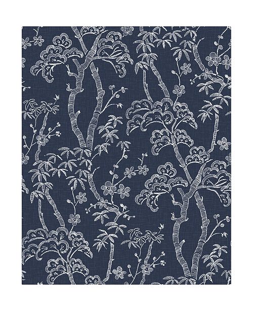 Brewster Home Fashions Bonsai Tree Wallpaper 396 X 20 5 X 0 025 Reviews All Wall Decor Home Decor Macy S