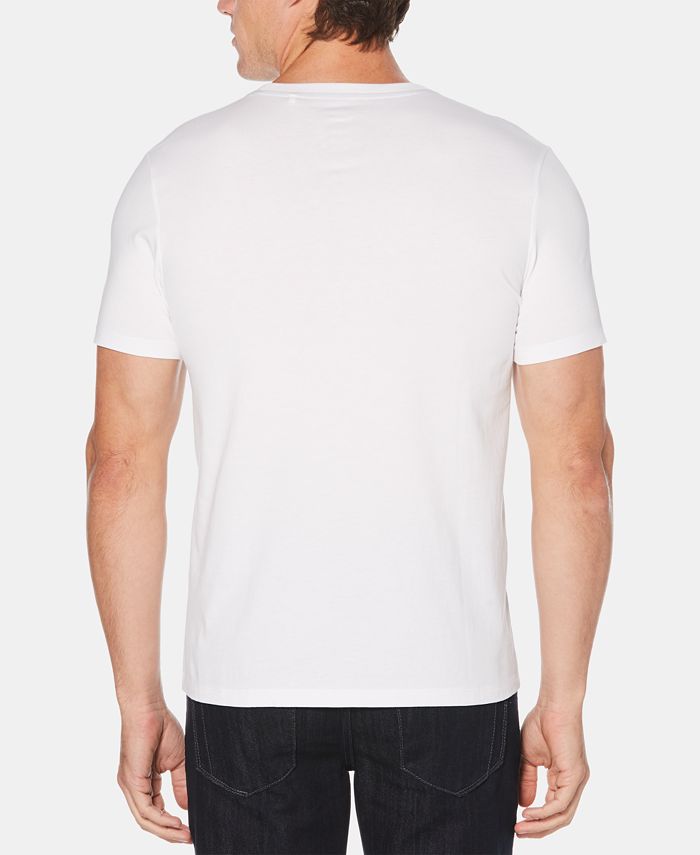 Perry Ellis Men's Hibiscus Logo Graphic T-Shirt - Macy's