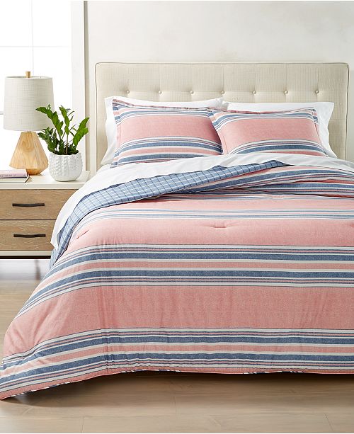 Tommy Hilfiger Shasta Full/Queen Comforter Set & Reviews - Bed in a Bag ...