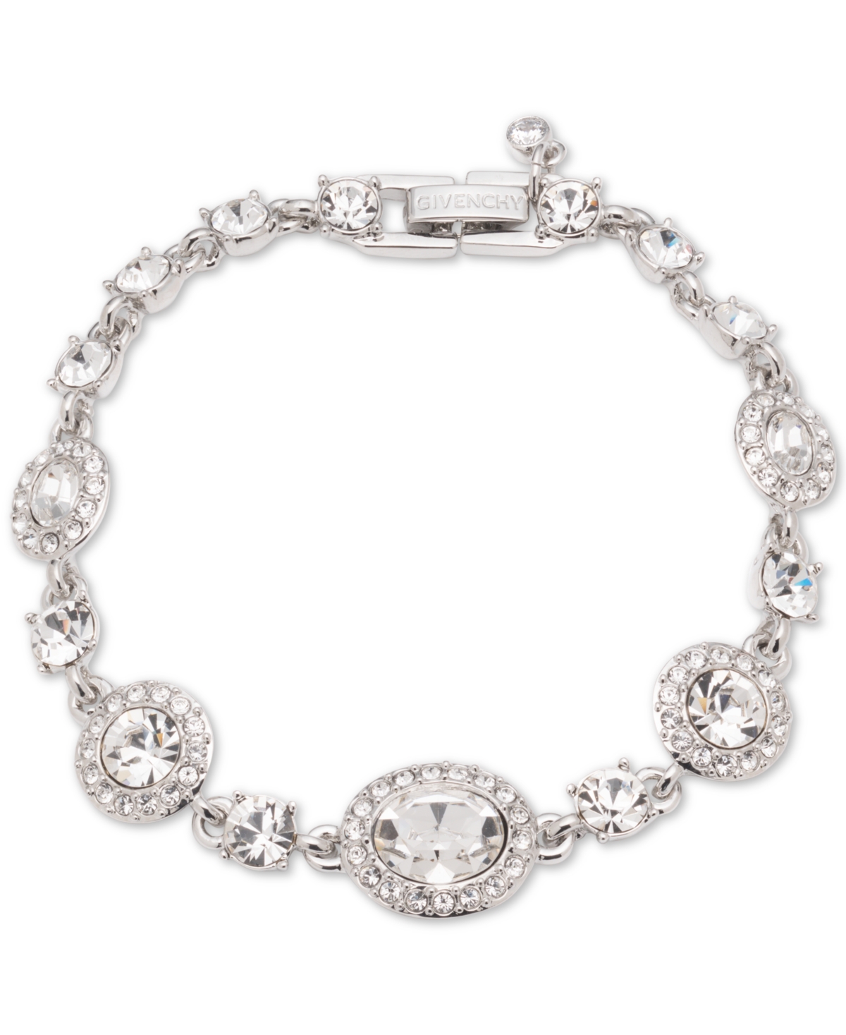 Crystal Flex Bracelet - Silver