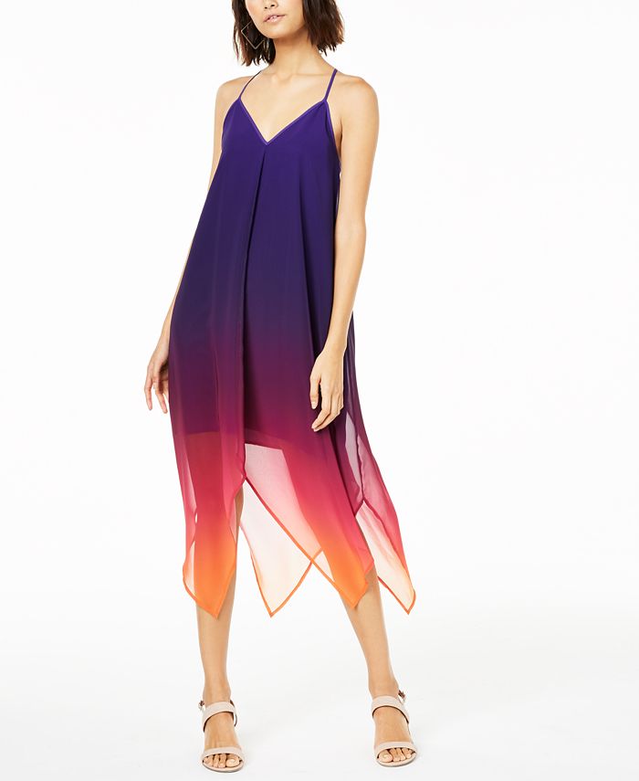 Bar III Ombr Handkerchief Hem Dress Created for Macy s Macy s