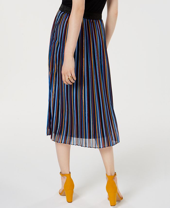 INC International Concepts INC Pleated Rainbow Shine Skirt, Created for ...