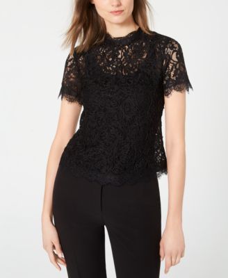 macys womens lace tops