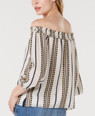 macy's inc off the shoulder tops