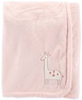 Carter's - Baby Girls Plush Giraffe Blanket