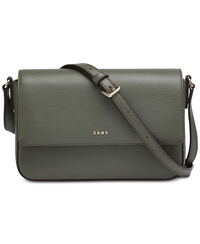 DKNY Sutton Leather Bryant Flap Crossbody, Created for Macy's Macy's