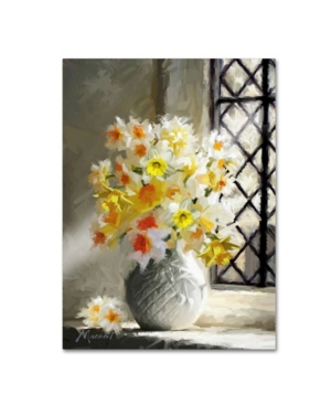 Trademark Global The Macneil Studio 'daffodils At Window' Canvas Art In Multi