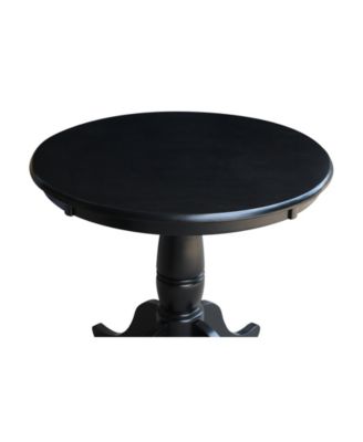 30" Round Top Pedestal Table- 28.9"H