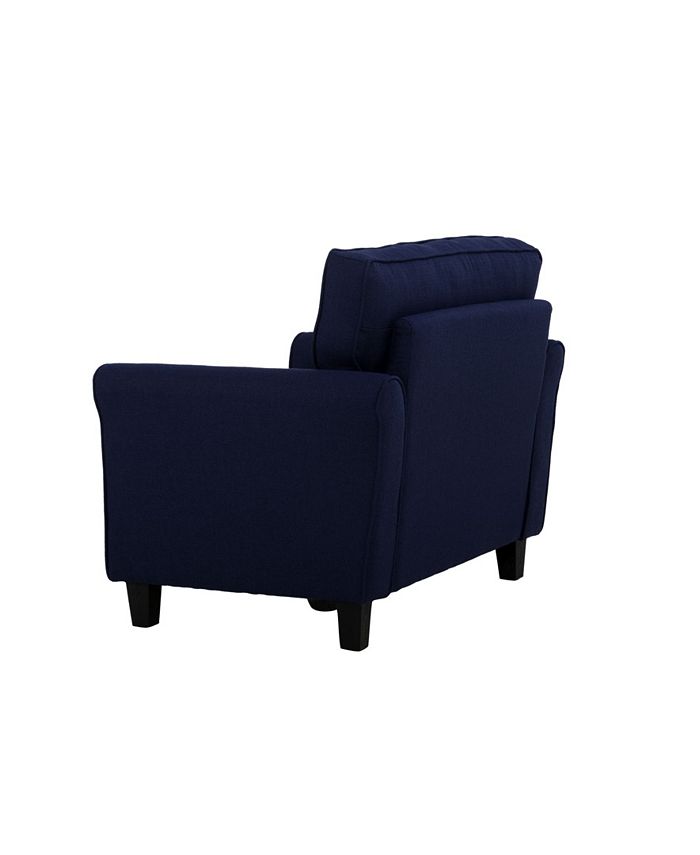 Lifestyle Solutions Jersey Accent Chair With Upholstered Fabric and