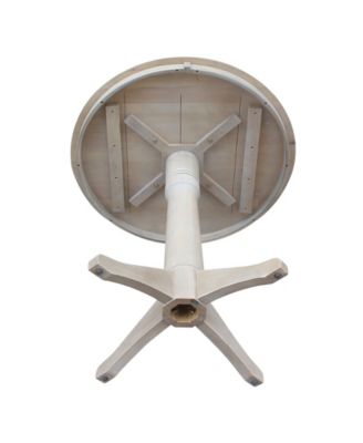 36" Round Top Pedestal Table - 34.9"H