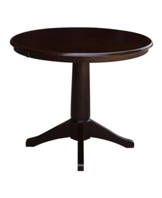 36" Round Top Pedestal Table - 28.9"H