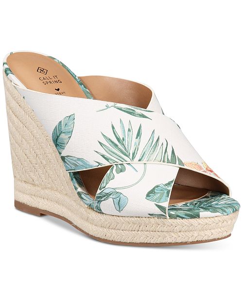 wedge sandals call it spring