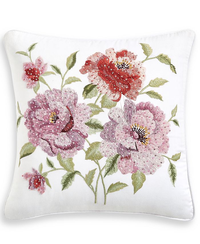 Hotel Collection CLOSEOUT! Classic Jardin 16" Square Decorative Pillow