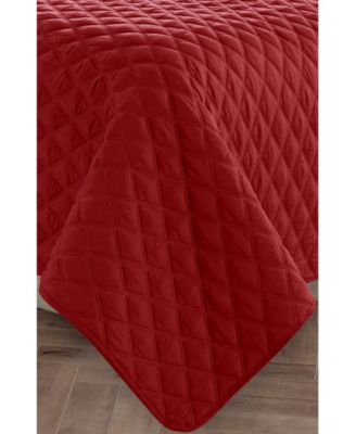 Luxury Diamond Design 3-Pc. Quilted Coverlet Set, Full/Queen