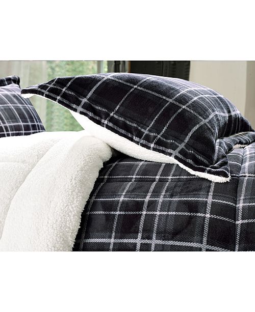 Elegant Comfort Softest Coziest Heavy Weight Plaid Pattern