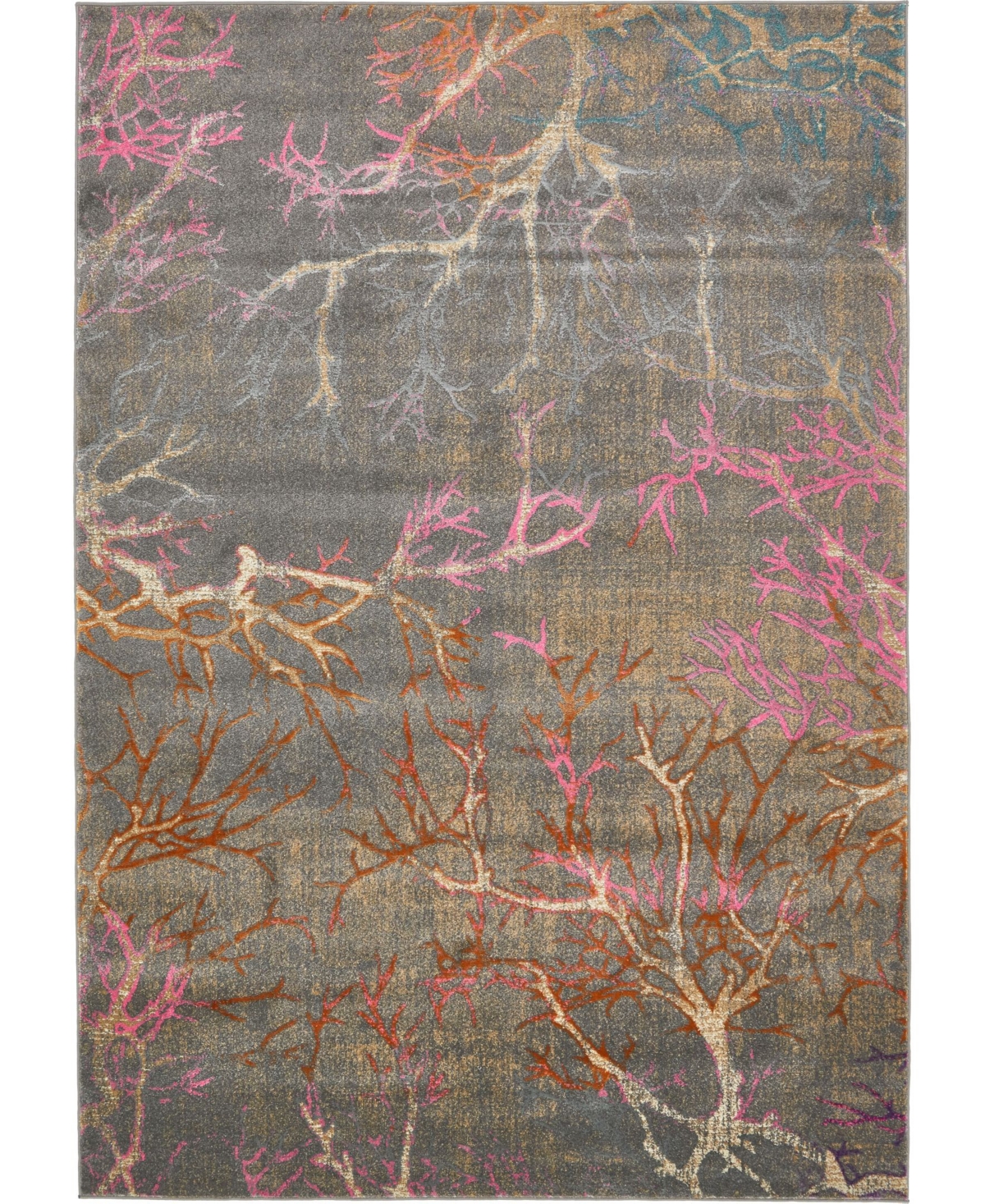 Bayshore Home Aroa Aro1 7' x 10' Area Rug - Gray