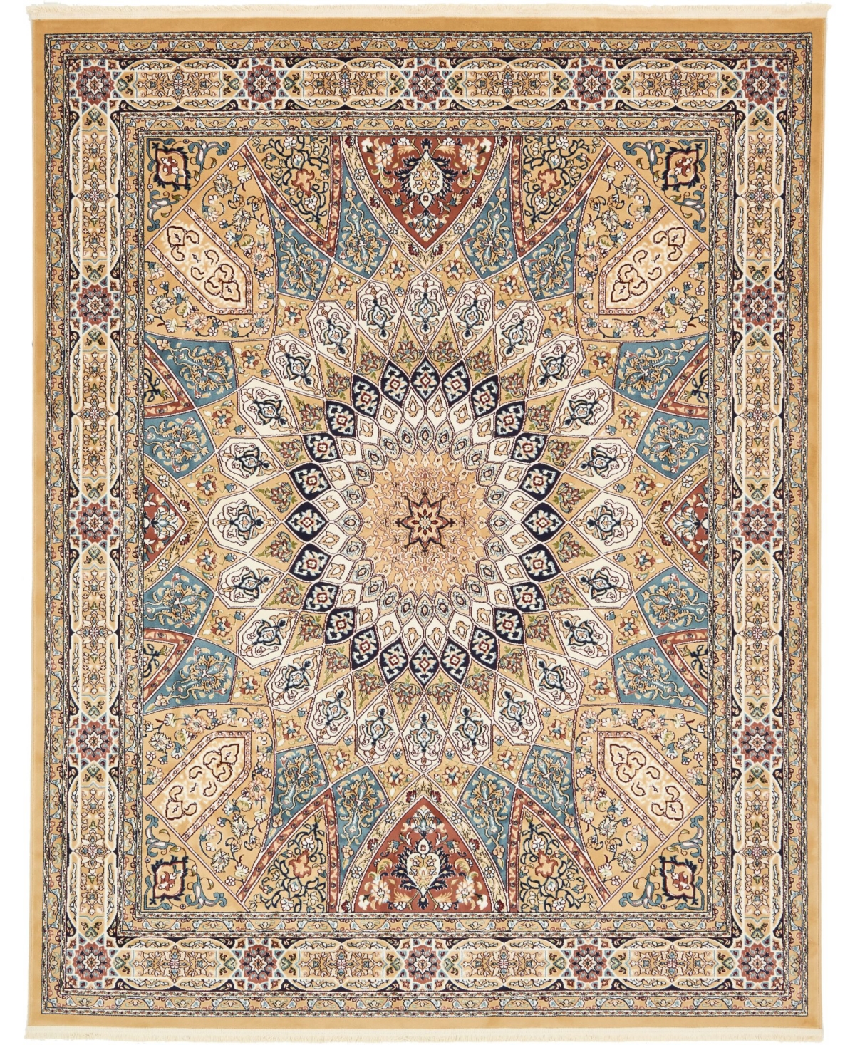 Bayshore Home Zara Zar9 8' x 10' Area Rug - Tan
