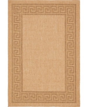 Bridgeport Home Pashio Pas6 Light Brown 6' x 9' Area Rug