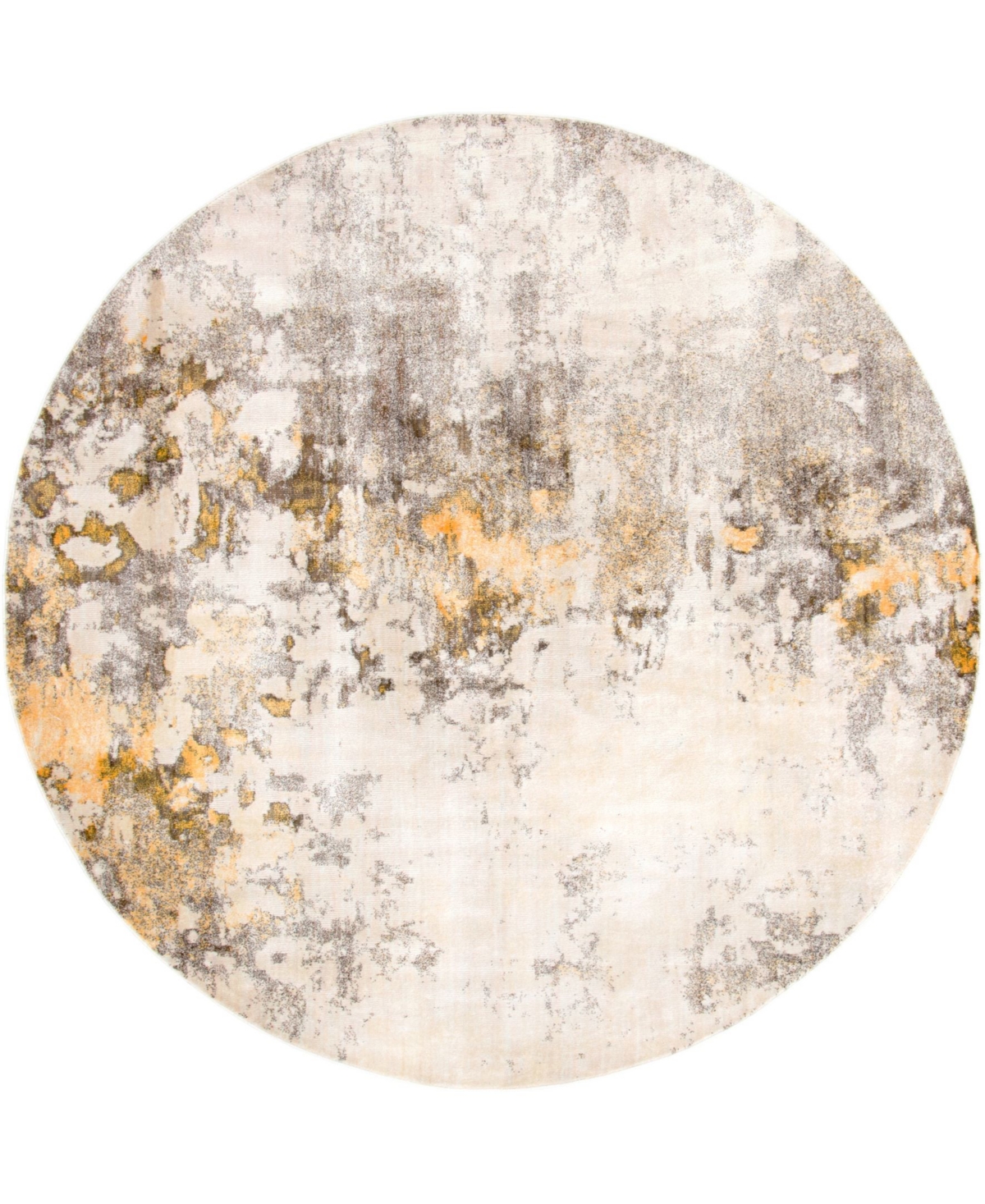 Bayshore Home Haven Hav1 8' x 8' Round Area Rug - Beige