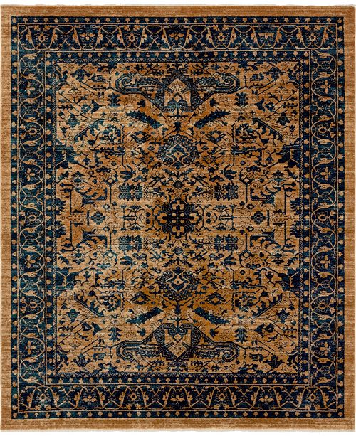 Bridgeport Home Thule Thu5 Navy Blue 8 X 10 Area Rug Reviews Rugs Macy S