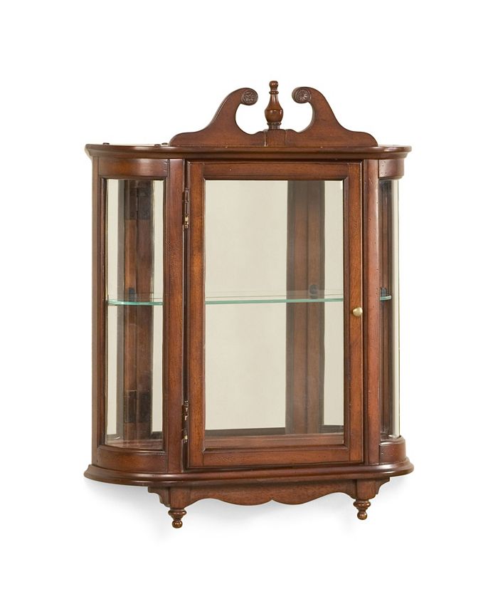 Butler curio top cabinet
