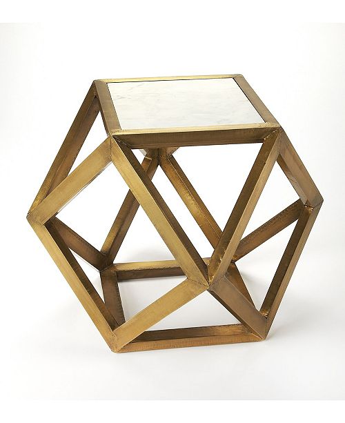 Butler Specialty Closeout Butler Chloe Brass And Marble Table