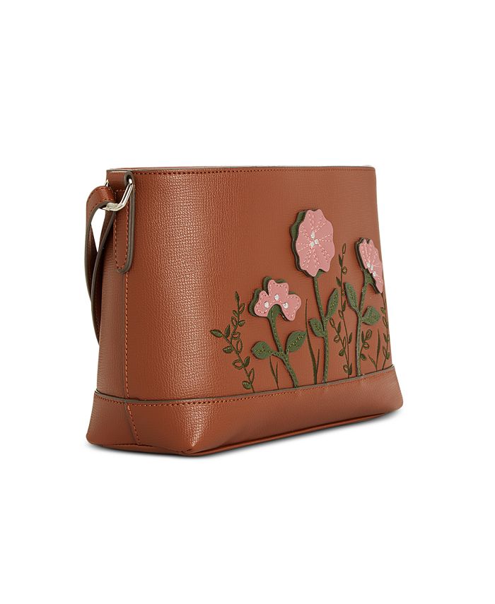 Giani Bernini Saffiano Flower Crossbody, Created for Macy's Macy's