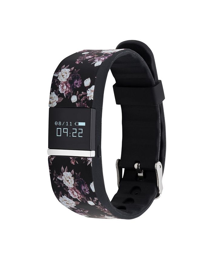 iTouch iFitness Activity Tracker with Black Floral Strap with Bonus